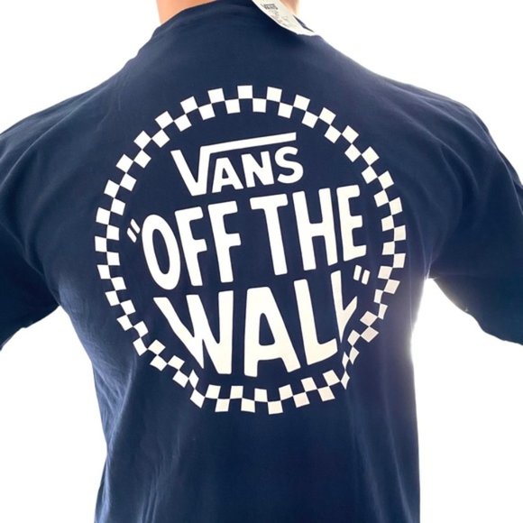 VANS Men's Forwarding OTW Navy T-Shirt Crew Neck Short Sleeve VN0A4OG2NVY - Picture 4 of 5